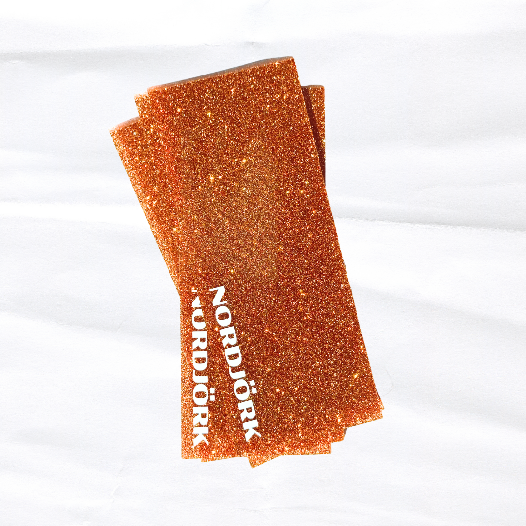 Tangerine Dream Glitter Wax Scraper