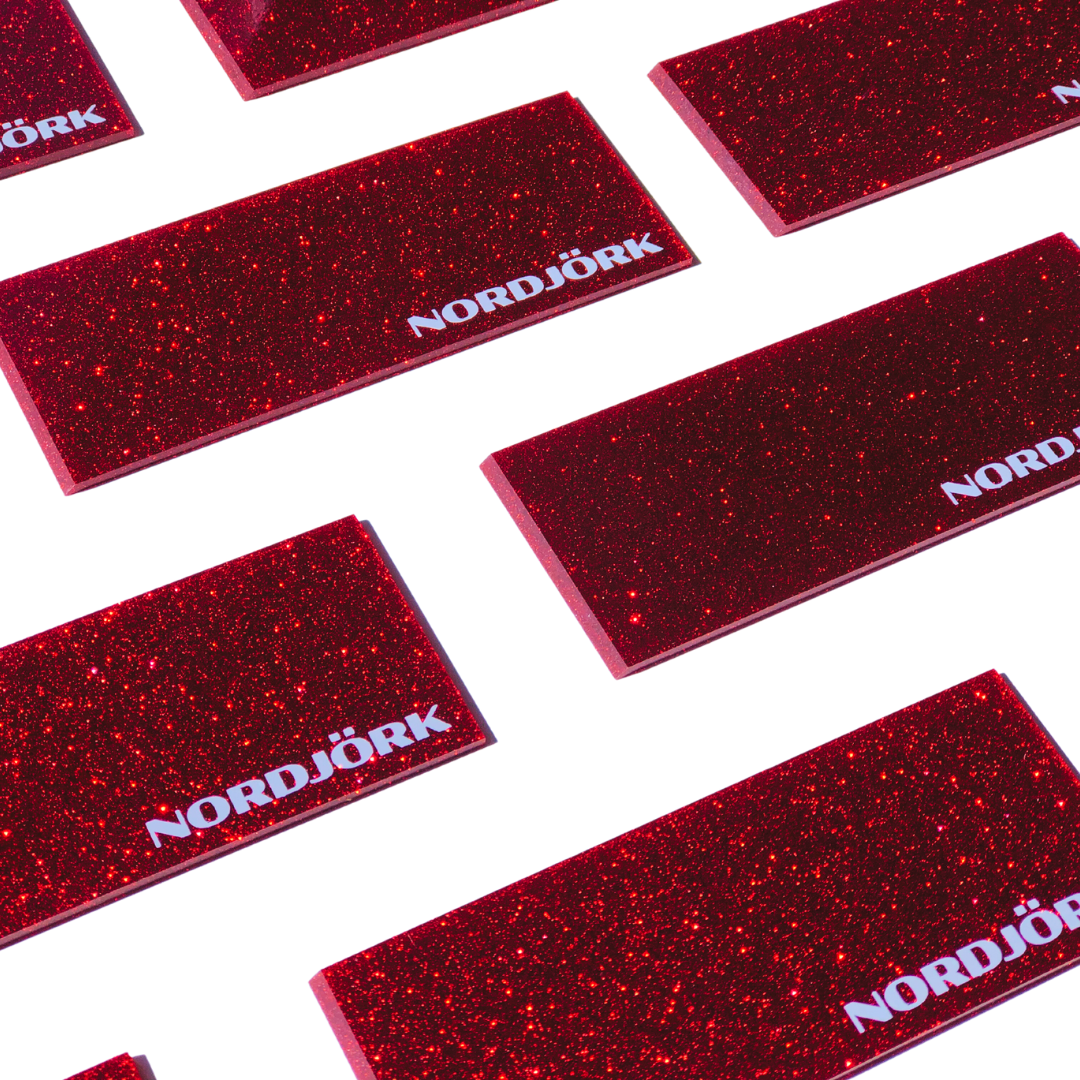 RED Glitter Wax Scraper image 3