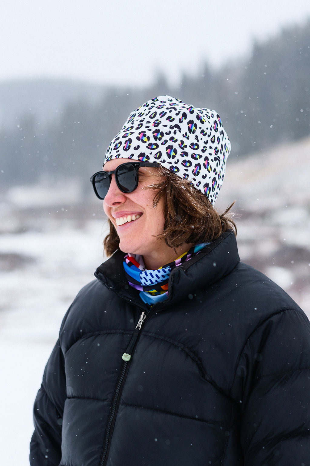 Disco Leopard Beanie image 2