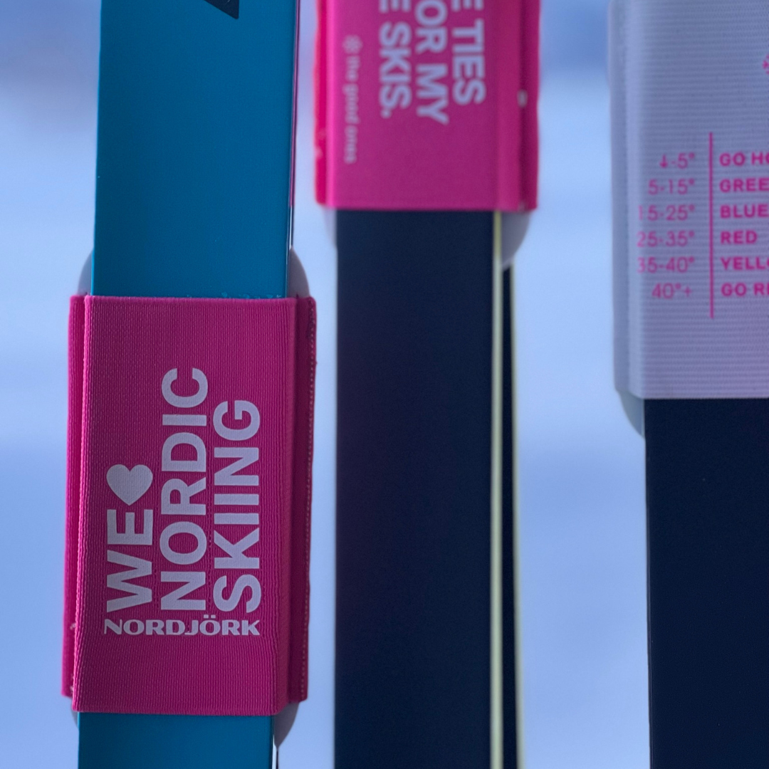 We❤ Nordic Skiing Ski Ties image 1