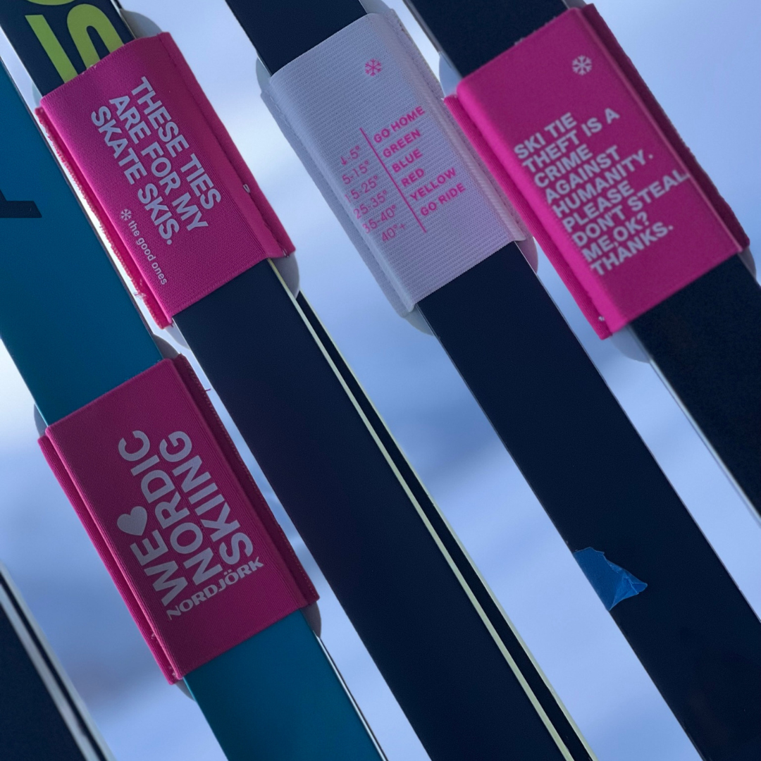 We❤ Nordic Skiing Ski Ties image 2