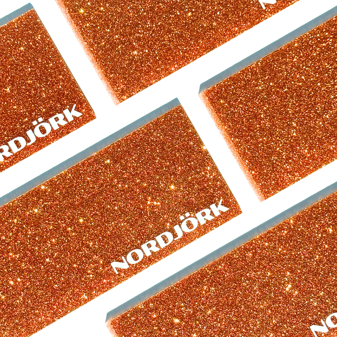 Tangerine Dream Glitter Wax Scraper