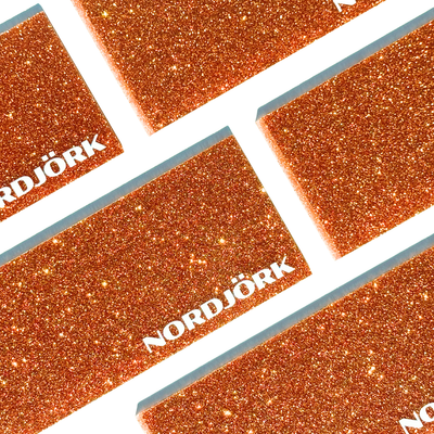 Tangerine Dream Glitter Wax Scraper