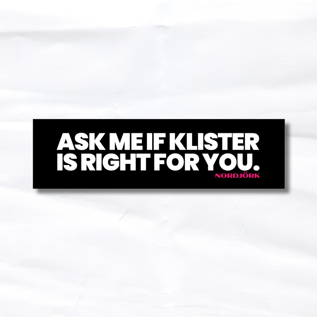 Klister Shmister Bumper Sticker image 0
