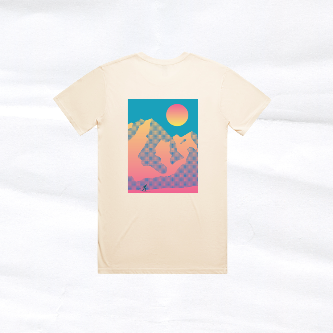 Sunset Skier Tee image 0