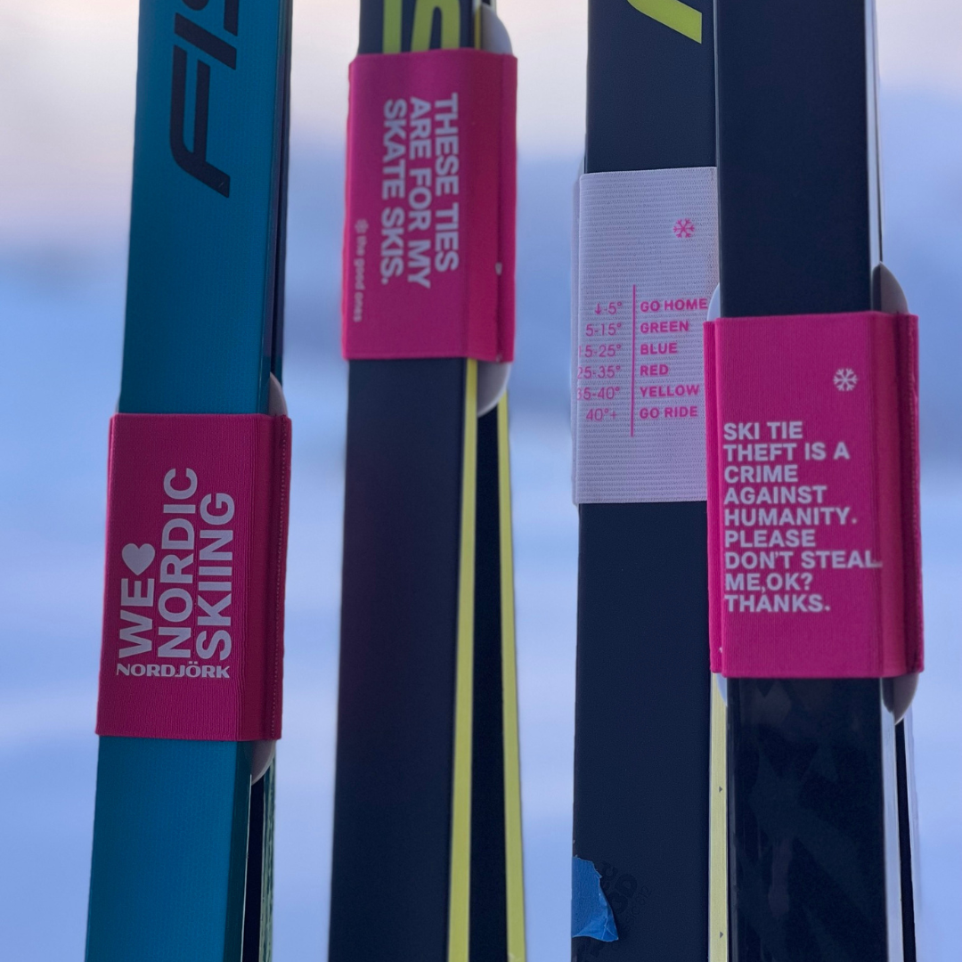 We❤ Nordic Skiing Ski Ties image 8