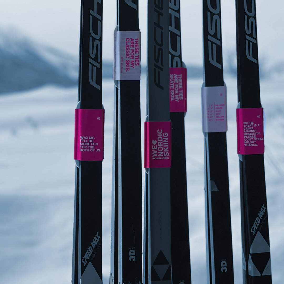 We❤ Nordic Skiing Ski Ties image 6