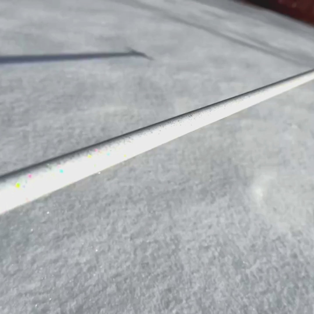 Load video: Snowblind :: Holographic Glitter Poles