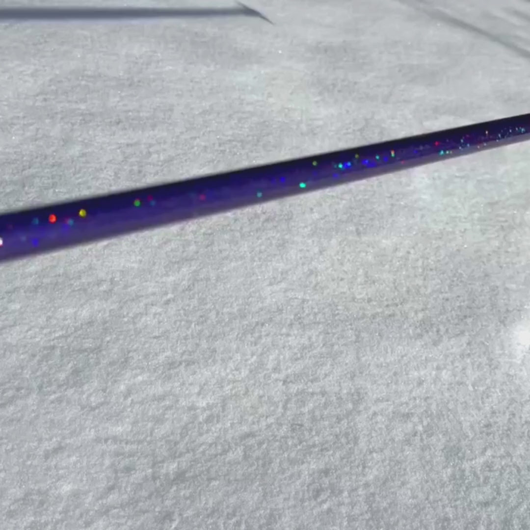 Load video: Poisonberry :: Holographic Glitter Poles
